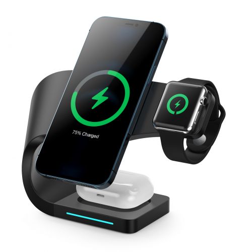 Док-станция 3в1 Wireless Charger Y35, беспроводная зарядка