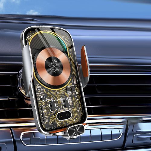 Умный Держатель для смартфона в машину с Беспроводной Зарядкой Intelligent Car Holder N558S+