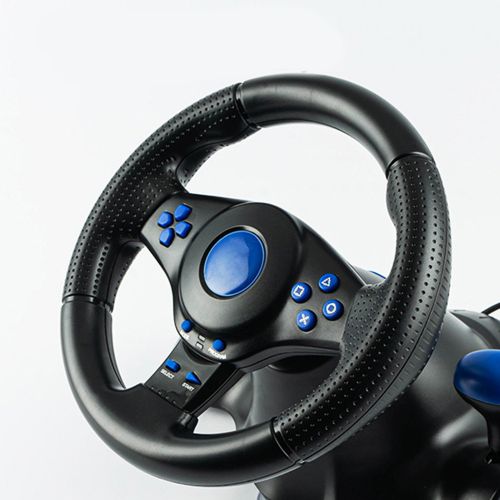 Игровой руль для с педалями и коробкой передач Vibration Steering wheel для компьютера PC/PS3/PS4/XBOX/ANDROID