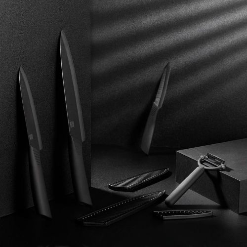 Набор керамических ножей Xiaomi Huo Hou Nano Ceramic Knife Set 4 в 1