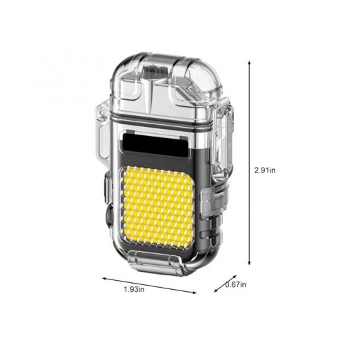 Электроимпульсная зажигалка Flashlight с фонариком