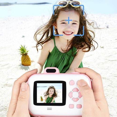 Детский цифровой фотоаппарат с моментальной печатью со встроенным принтером Print Camera 1080P