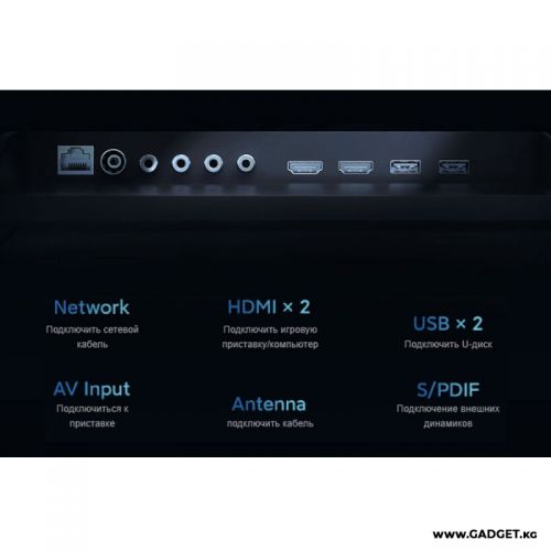 Телевизор Xiaomi MI TV A75 4K (2+32GB) 75 дюймов 120Гц