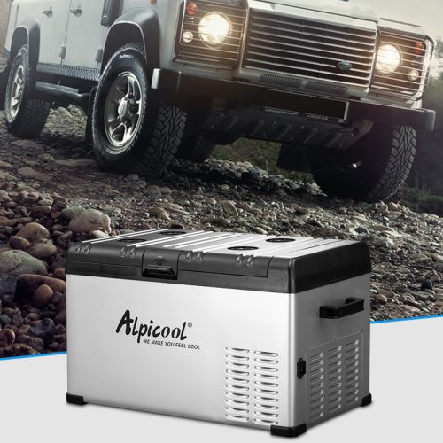 Компрессорный автомобильный холодильник Alpicool A50 (50 литров). Портативный мини-холодильник морозильник
