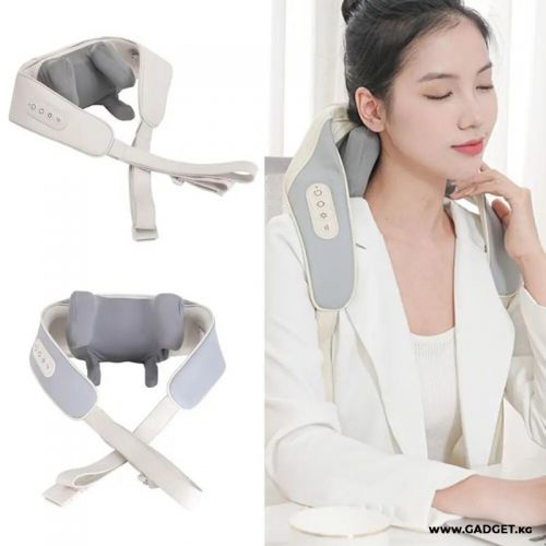 Электрический массажер для шеи, спины и тела Kneading Neck massager	