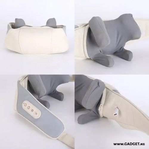 Электрический массажер для шеи, спины и тела Kneading Neck massager	