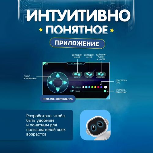 Танцующий робот с Bluetooth колонкой Robor Robert