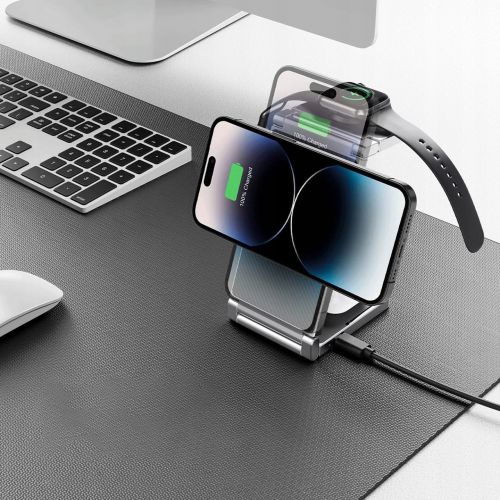 Док-станция 3в1 Wireless Charging station T30, беспроводная зарядка