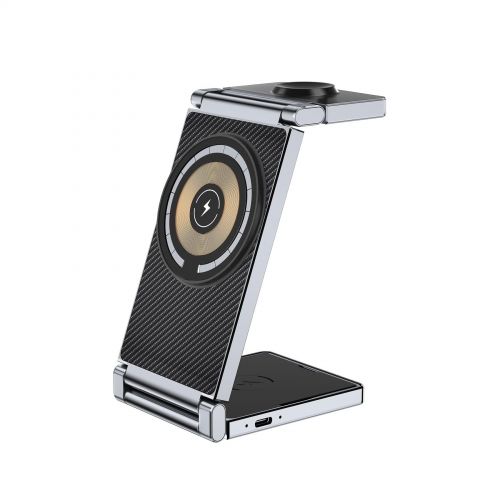 Док-станция 3в1 Wireless Charging station T30, беспроводная зарядка