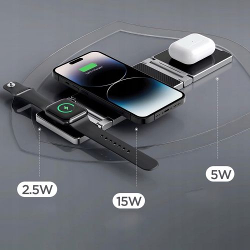 Док-станция 3в1 Wireless Charging station T30, беспроводная зарядка