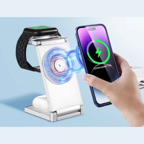 Док-станция 3в1 Wireless Charging station T30, беспроводная зарядка