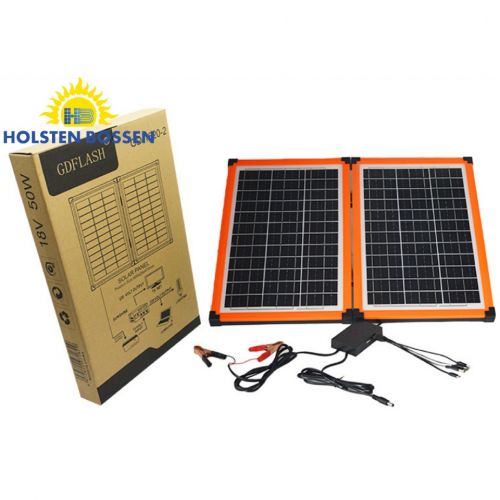 Переносная солнечная зарядная станция 18V 40W для зарядки PowerBankов и других аккумуляторов