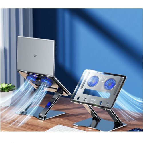 Отдел 2. Rtako Double Fan Cooling подставка для ноутбука с регулировкой высоты.