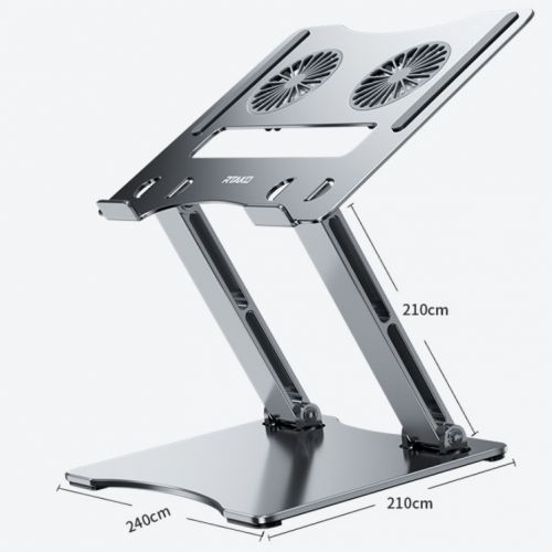 Отдел 2. Rtako Double Fan Cooling подставка для ноутбука с регулировкой высоты.