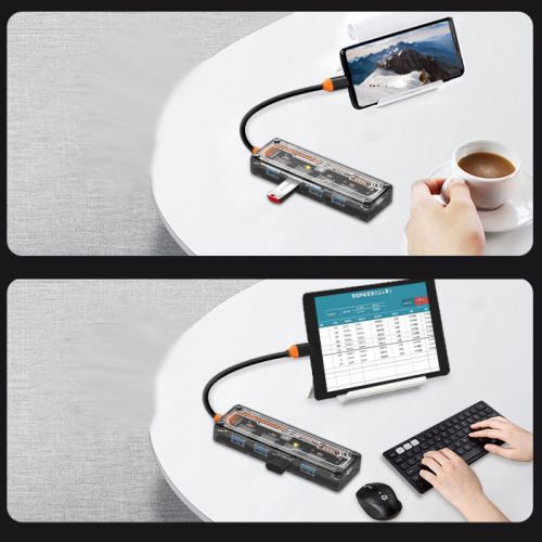 Адаптер-переходник Docking Station 6 in 1 USB Type-C Hub