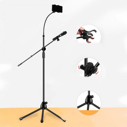 Штатив c креплением для телефона, микрофона Mic Stand