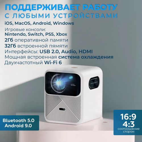 Проектор Xiaomi WanBo Mozart 1 Global