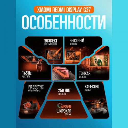 Монитор Xiaomi Redmi G27, 27 дюймов