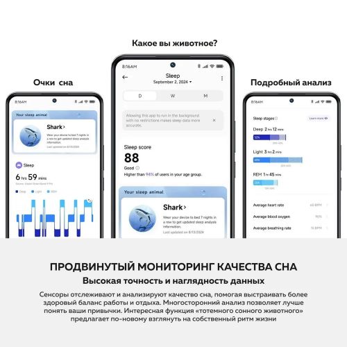 Фитнес браслет Xiaomi Mi Smart band 9 PRO Global