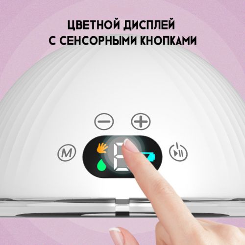 Электрический двойной молокоотсос Wearable Electric Breast Pump