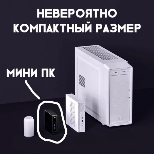 Мини ПК Ryzen X AMD Ryzen 5 5500U (16+256GB)