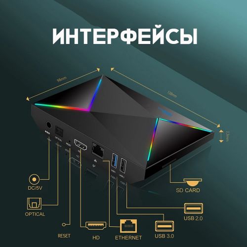 Приставка для Телевизора Mortal T9 PRO Android (4+64GB) Global