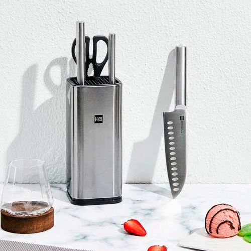 Набор ножей Xiaomi HuoHou HU0095 4шт с подставкой
