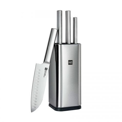 Набор ножей Xiaomi HuoHou HU0095 4шт с подставкой