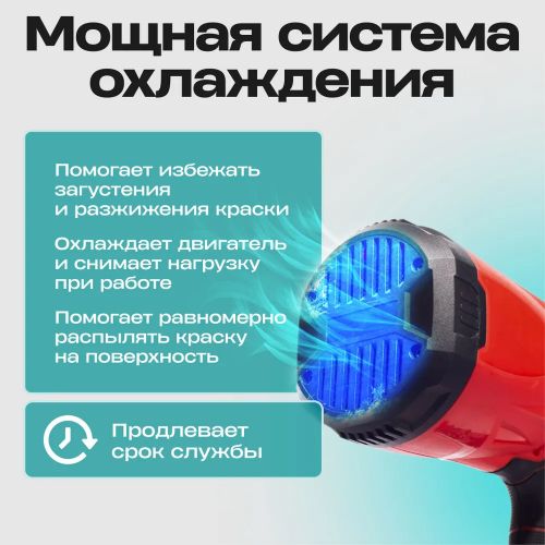 Краскопульт аккумуляторный для краски Spray Gun