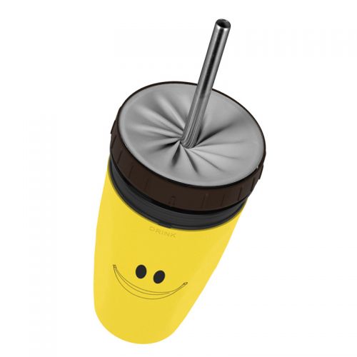 Непроливающаяся Термокружка с трубочкой Twizz Neolid cup
