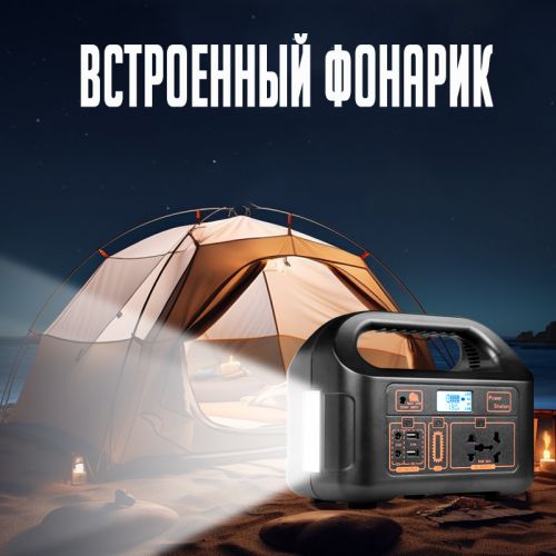 Портативная зарядная станция Powerbank 12V12AH(12000 mAh), Power Station Eg008pb с розеткой 220В
