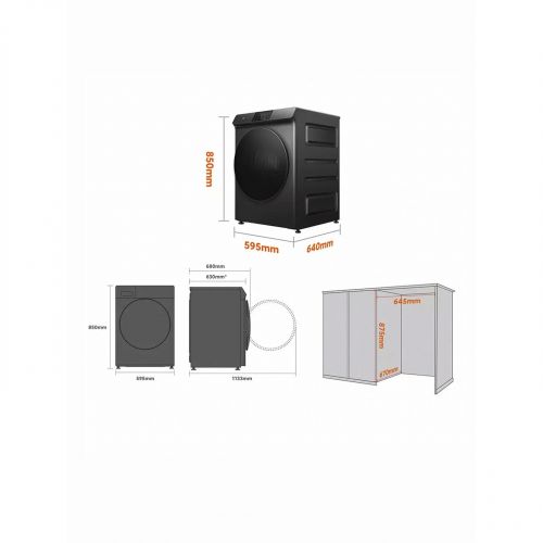 Умная стиральная машина с функцией сушки Xiaomi Mijia Washer-Dryer 12KG