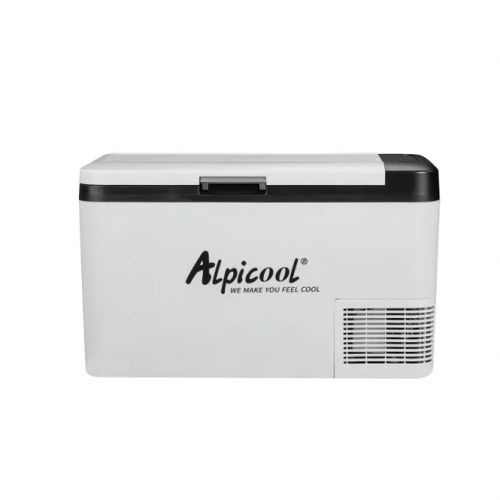 Компрессорный автомобильный холодильник Alpicool К25 (25 литров). Портативный мини-холодильник морозильник