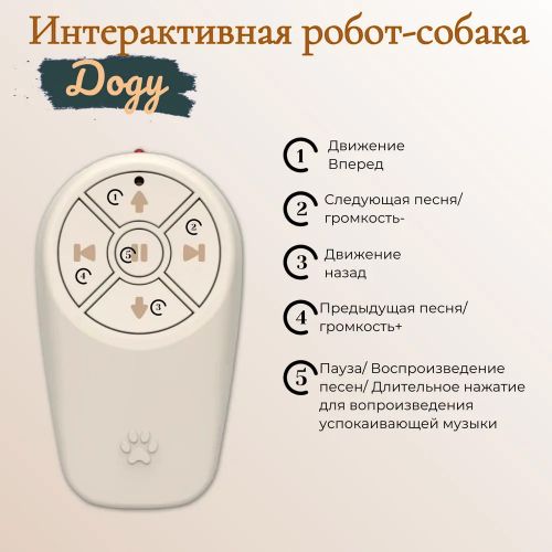 Радиоуправляемый робот-собака, Интеллектуальная игрушка Щенок Шалун Доду