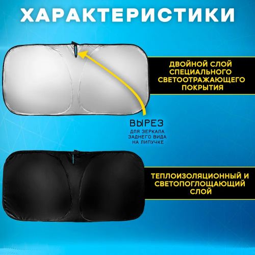 Зонт для лобового стекла, солнцезащитная шторка Restyling