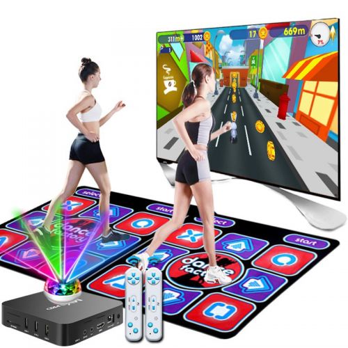 Интерактивная спортивная игровая AR консоль + Танцевальный коврик TV Dance Mat
