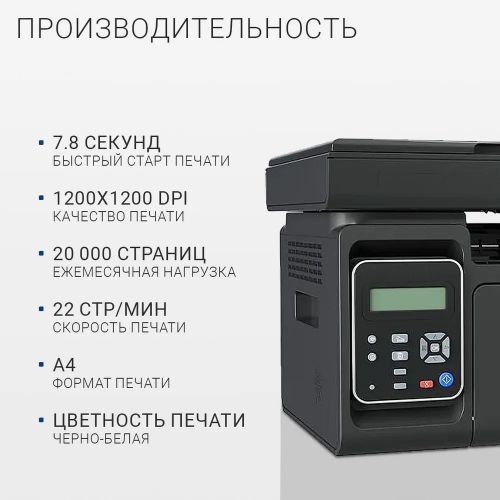 Лазерное МФУ Pantum M6509NW, WiFi,USB,LAN (черно-белая печать)