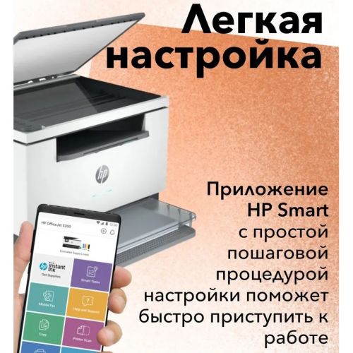 Лазерное МФУ HP LaserJet MFP M233dw, WiFi,USB (черно-белая печать)