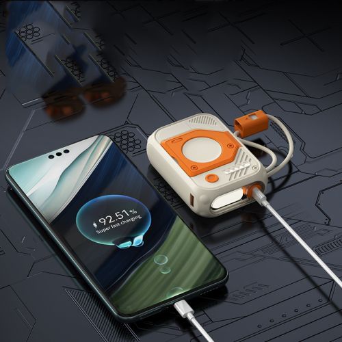 Внешний Аккумулятор Powerbank с беспроводной зарядкой UFO Power Bank 20000 Mah