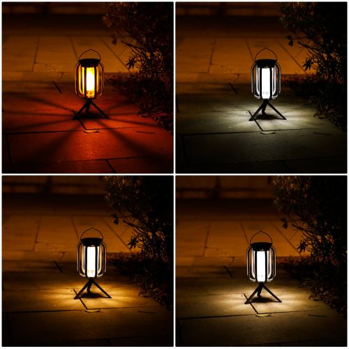 Лампа походная Flame Lamp c зарядкой от солнечной батареи