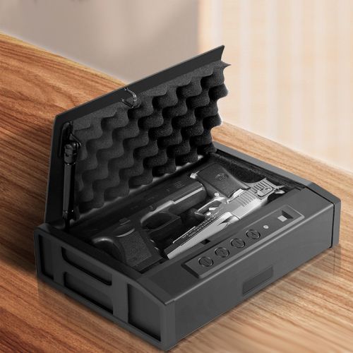 Стальной переносной интеллектуальный оружейный сейф StaffSafe SFP с биометрией