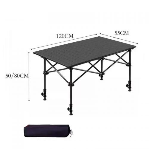 Складной туристический стол Camping table Pro 120см x 55см