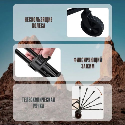 Тележка складная для кемпинга Camping cart