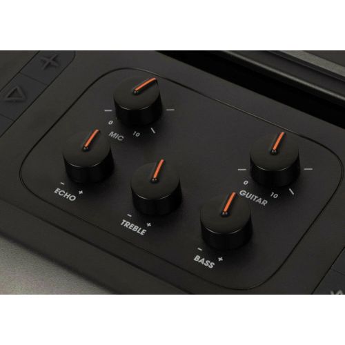 Портативная колонка караоке система с двумя микрофонами JBL Partybox On-The-GO (Реплика 1:1)