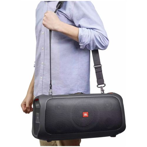 Портативная колонка караоке система с двумя микрофонами JBL Partybox On-The-GO (Реплика 1:1)