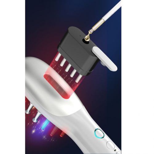 Отдел 2. Массажная расческа + микротоки (EMS) + светотерапия для укрепления и стимуляции роста волос