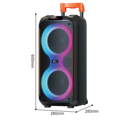 Портативная Bluetooth Караоке колонка ZQS8263 с микрофоном и пультом ДУ