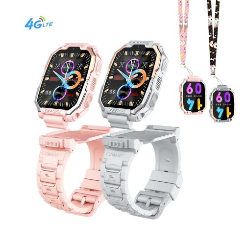 Детские Android смарт часы-телефон Smart Watch X500 с GPS, Sim картой и поддержкой 4G видеозвонков (2+16GB)