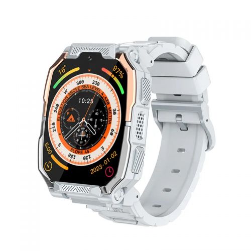 Детские Android смарт часы-телефон Smart Watch X500 с GPS, Sim картой и поддержкой 4G видеозвонков (2+16GB)