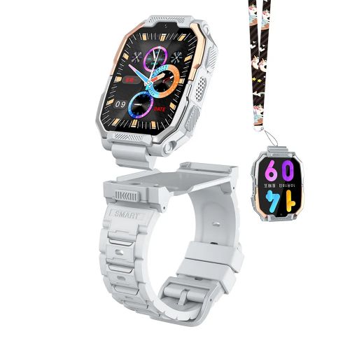 Детские Android смарт часы-телефон Smart Watch X500 с GPS, Sim картой и поддержкой 4G видеозвонков (2+16GB)